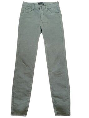 KUT from the Kloth Women's Size 0 Green Diana Fab Ab High Rise Corduroy Pants